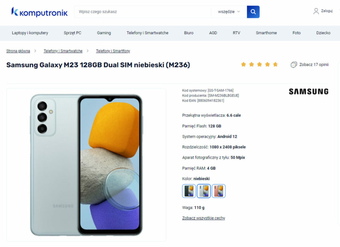 Samsung Galaxy barato para obter One UI 6.0 com Android 14