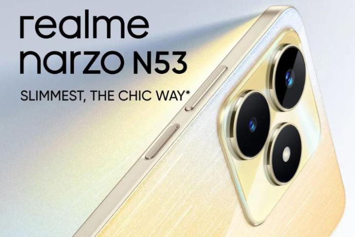Data de lançamento do Realme Narzo N53 anunciada