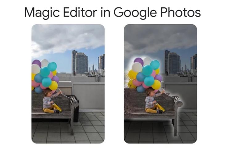 editor mágico de fotos do google