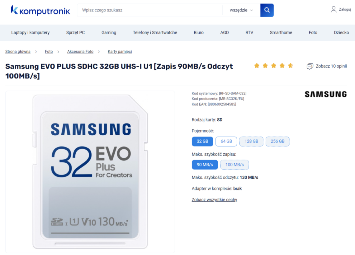 Samsung EVO Plus é a resposta para a maioria dos seus problemas de armazenamento.  E não é nada caro