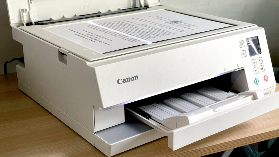 impressora multifuncional canon branca scanner copiadora