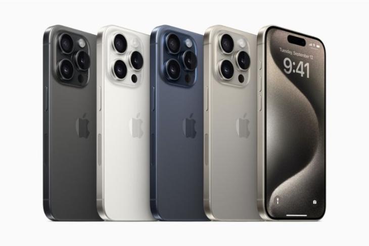 Opções de cores do iPhone-15-Pro-Max