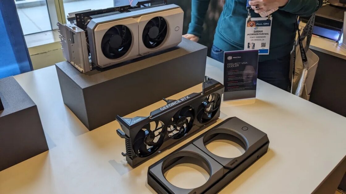 CES 2024 Cooler Master Apresenta Prot Tipo De Cooler De GPU Com   CES 2024 Cooler Master Apresenta Prototipo De Cooler De GPU 